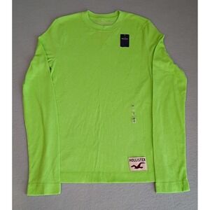 Y2K Hollister California Pacific Thermal Long Sleeve Top S Lime Green NEW Unisex